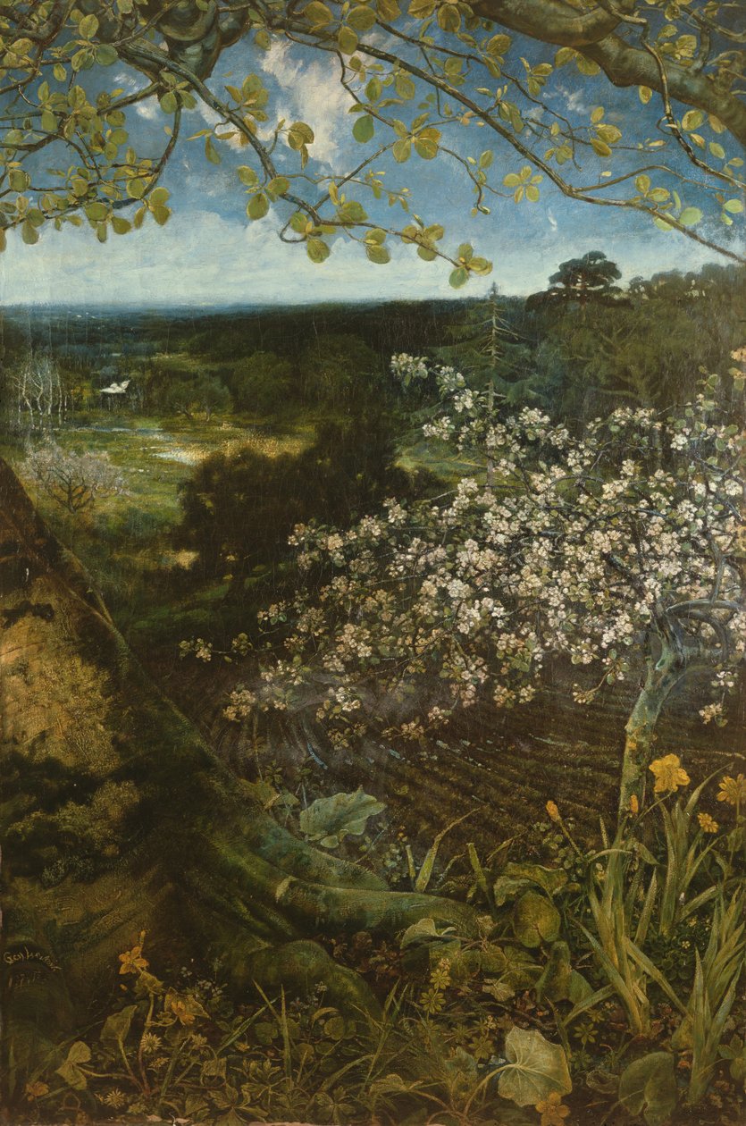 Um hino à primavera, 1871 de Cecil Gordon Lawson