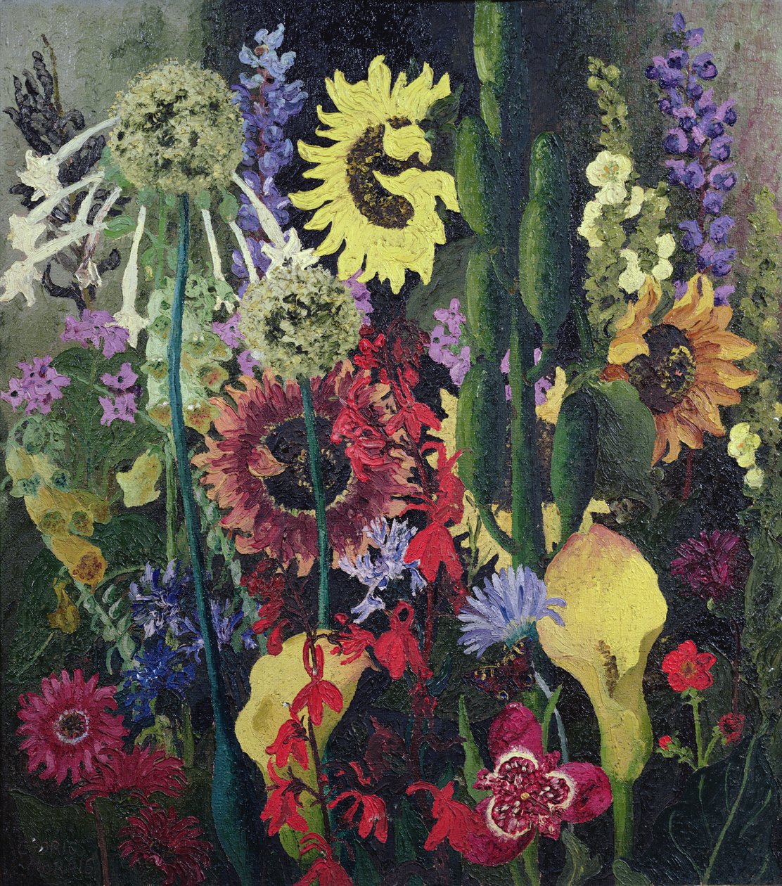 Paisagem do jardim nº 2 de Cedric Morris