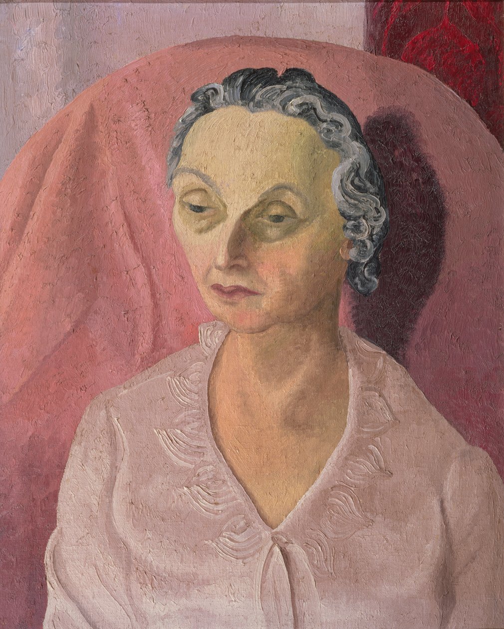Retrato da Sra. RA Gorer de Cedric Morris