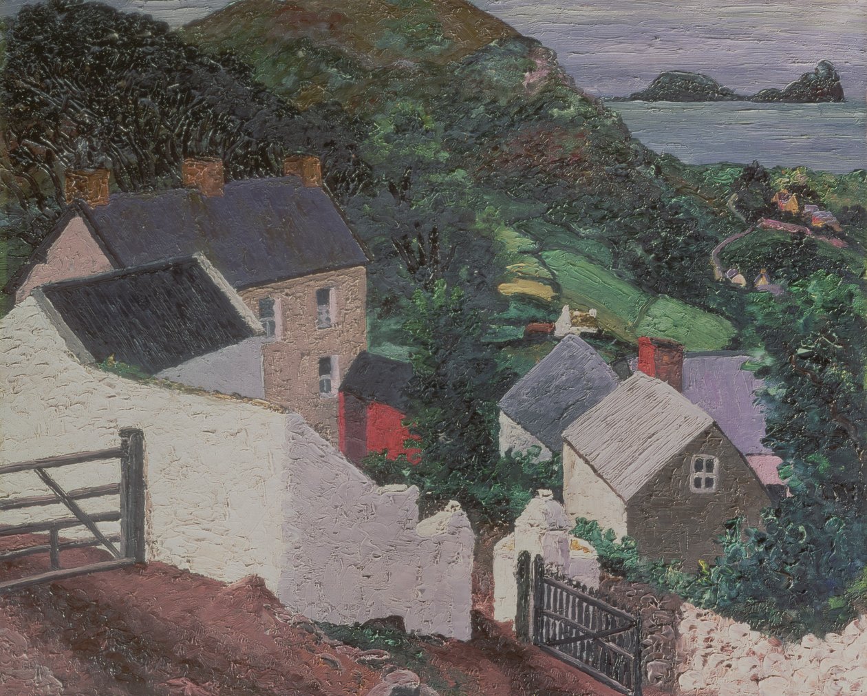 Cabeça de minhoca: Península de Gower de Cedric Morris