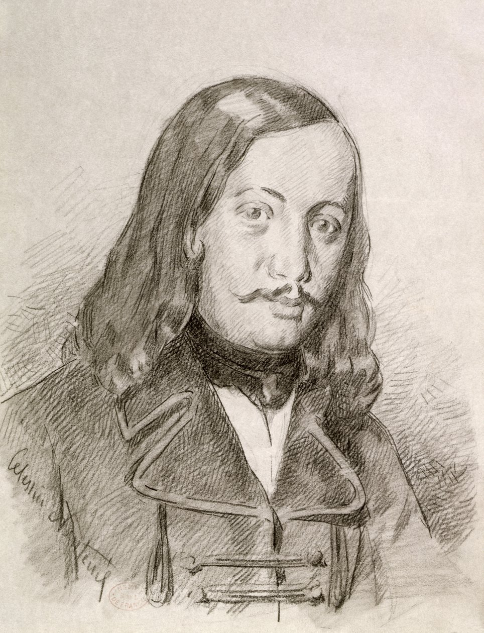 Theophile Gautier (1811-1872) de Celestin Francois Nanteuil