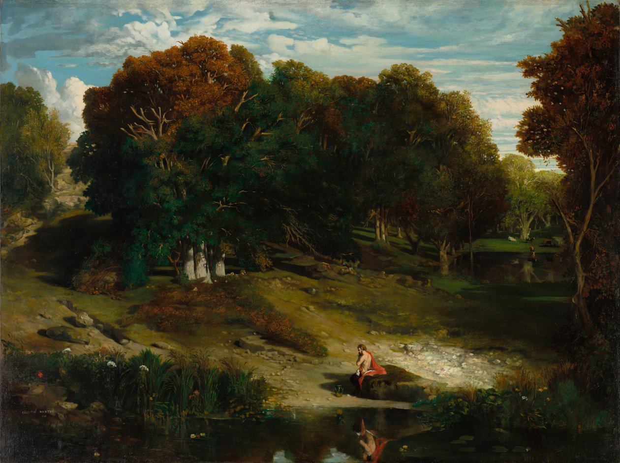 Na floresta de Celestin Francois Nanteuil