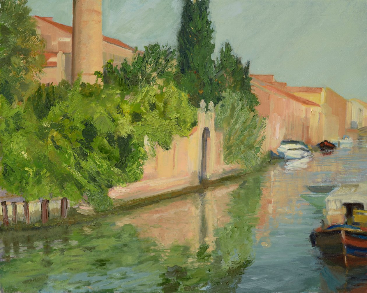 Curva do Canal, Jardins Fortuny (pintura) de Celia Montague