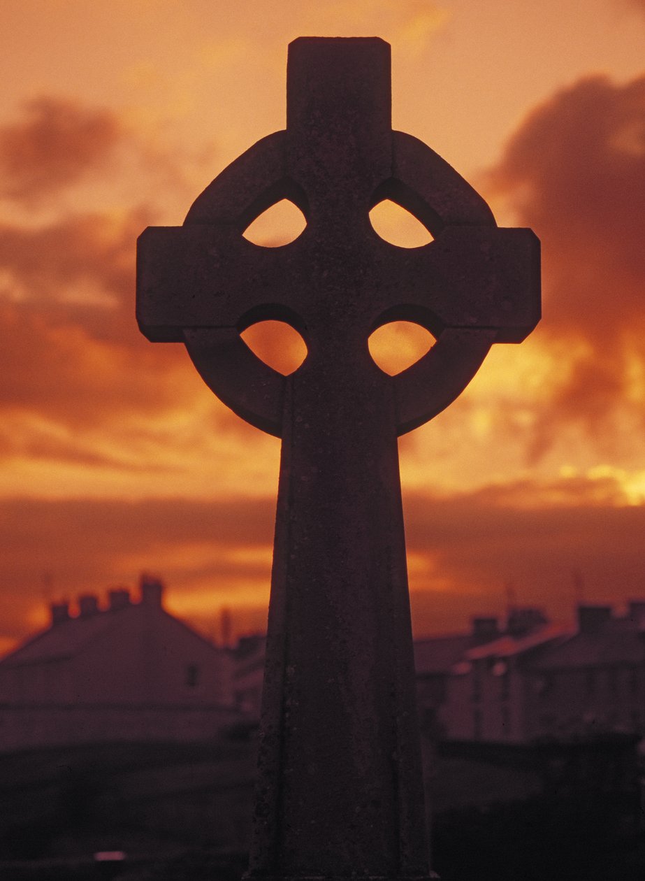 Uma cruz céltica de Celtic