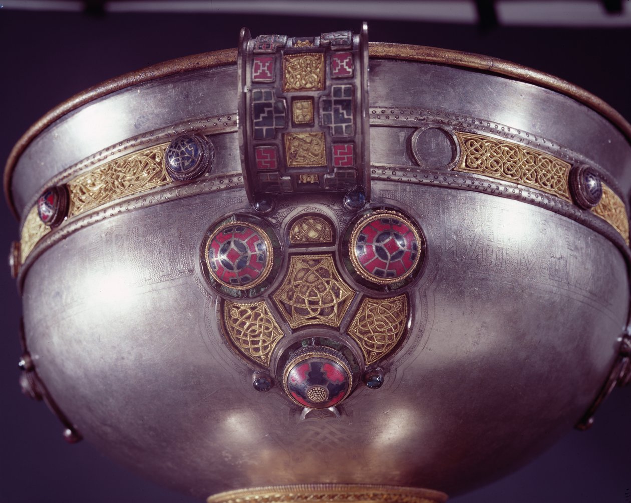 O cálice de Ardagh, Reerasta, prata de Limerick do condado com dourado de prata, esmalte, detalhe de bronze & bronze de 228699 de Celtic