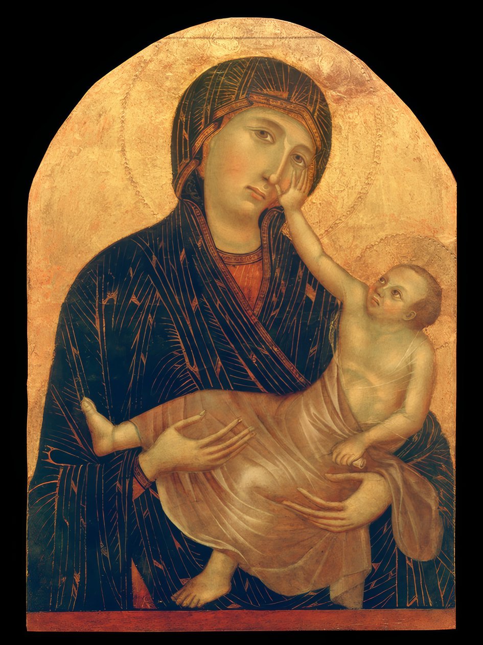 Maria grávida de Cenni di Pepo