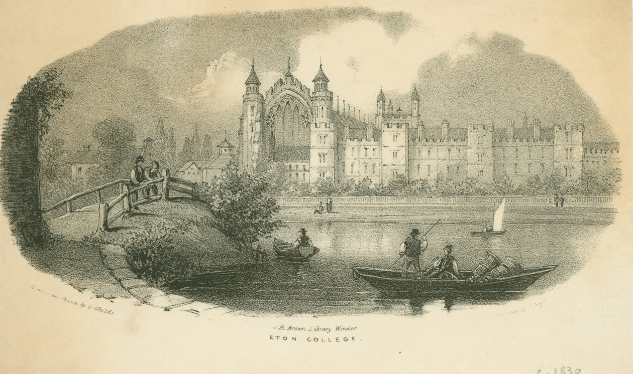 Colégio Eton, c.1830 de Cephas Grier Childs