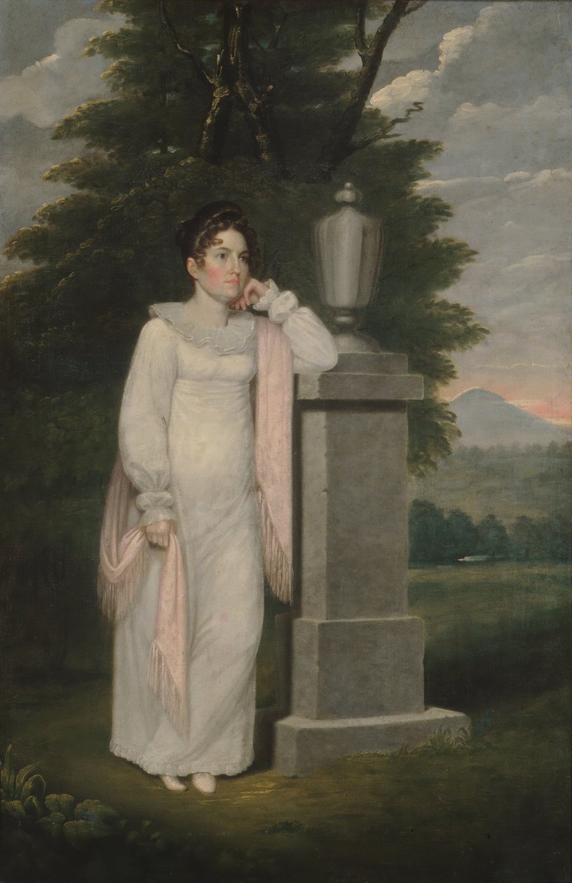 Sra. Cephas Thompson Olivia Leonard, ca. 1810-20. de Cephas Thompson