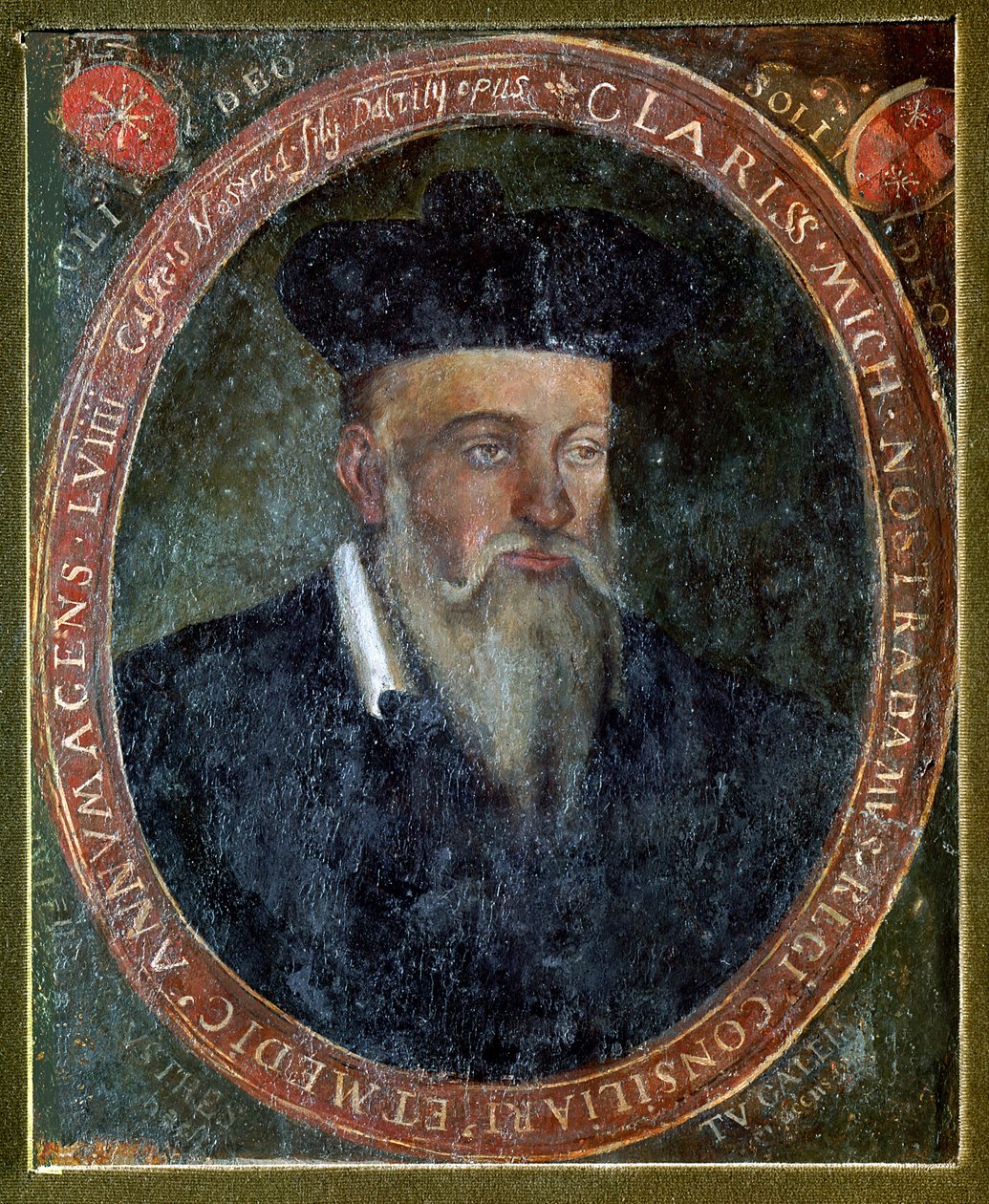 Retrato de Michel de Nostradame (1503-66) de Cesar Nostradamus