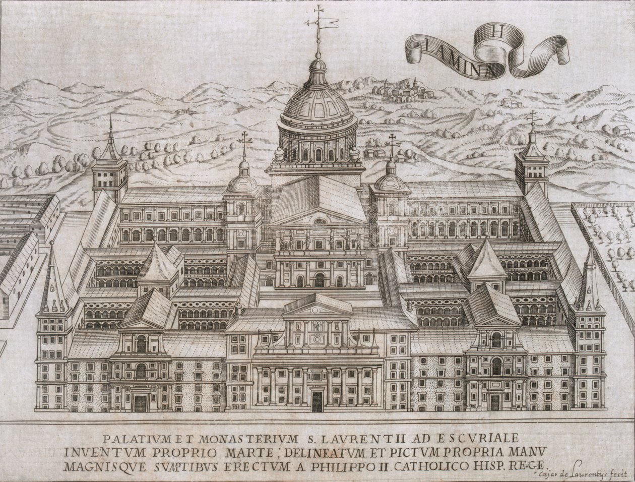 Palácio e Mosteiro de São Lourenço no Escorial de Cesar de Laurentiis