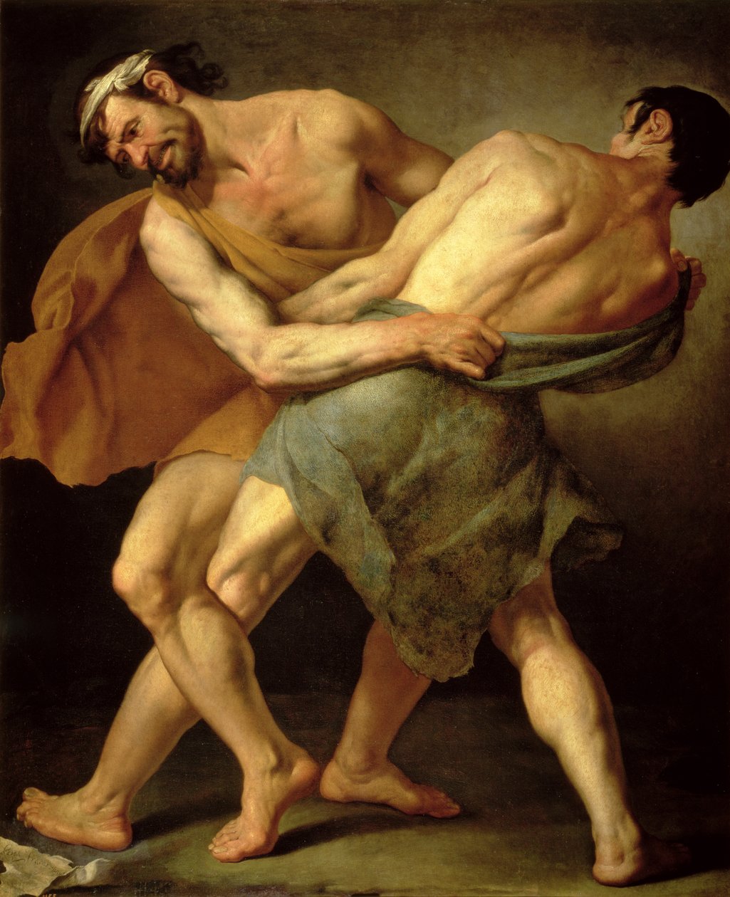 Dois lutadores de Cesare Francazano