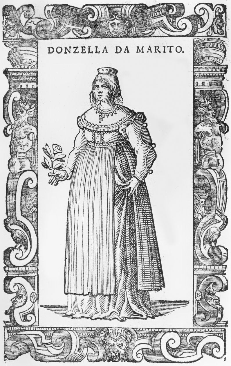 Donzella de Marito, 1590 de Cesare Vecellio