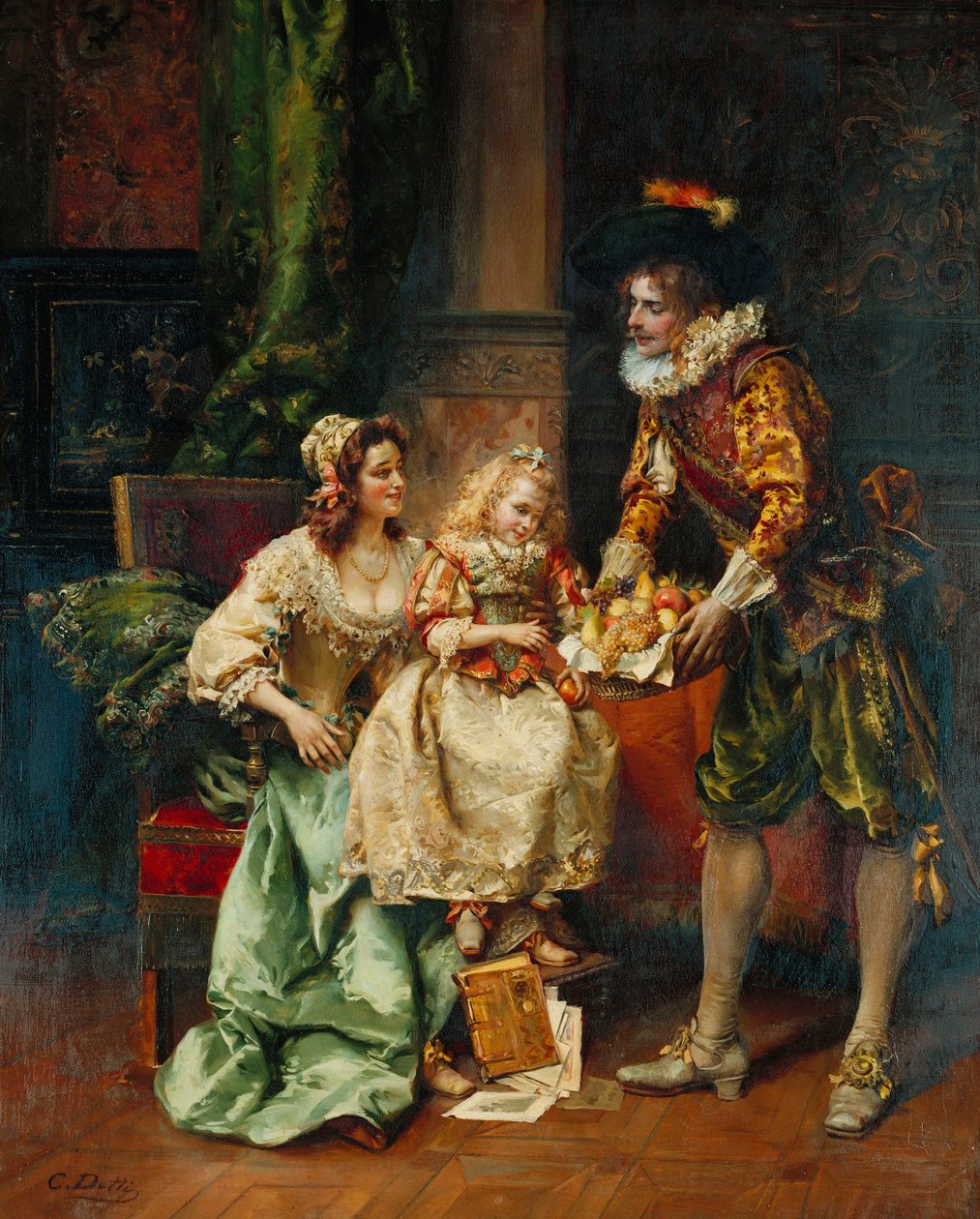 A cesta de frutas de Cesare Auguste Detti