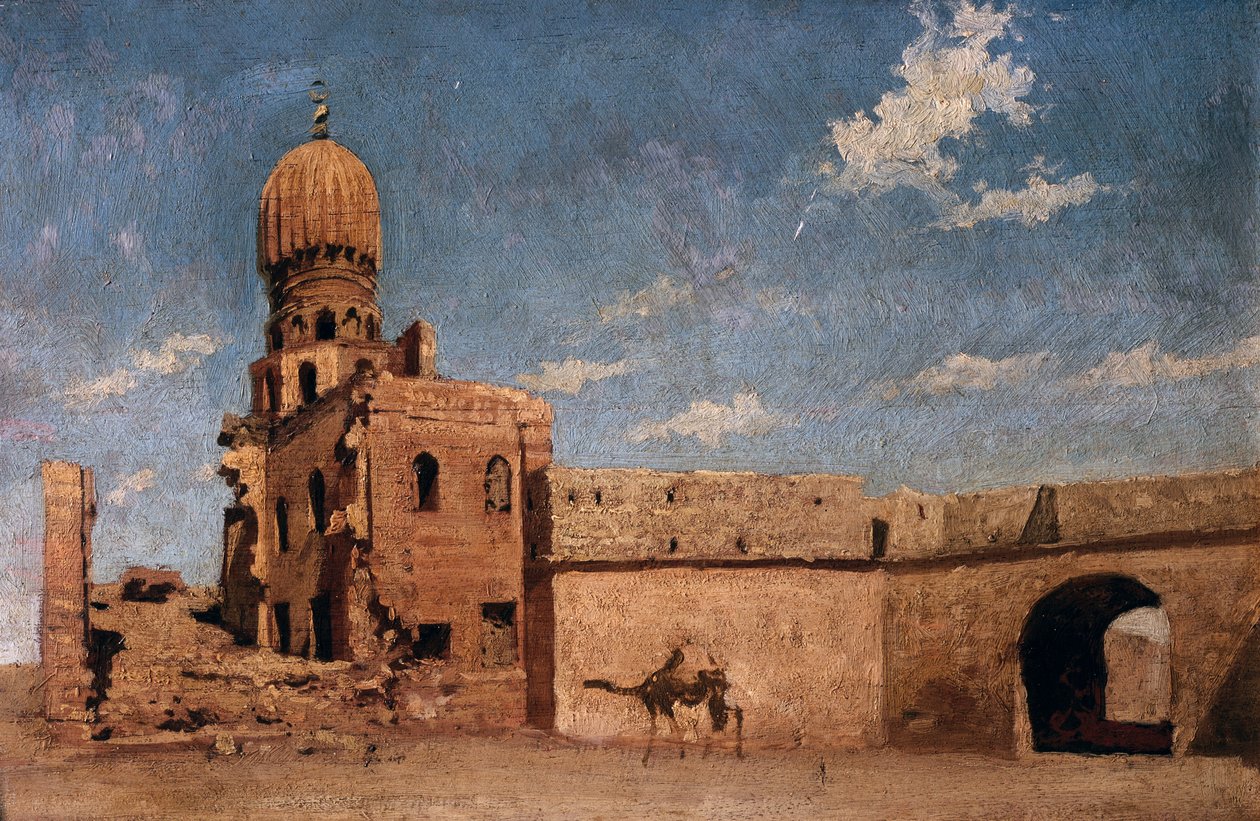 Impressões do Cairo (óleo sobre painel) de Cesare Biseo