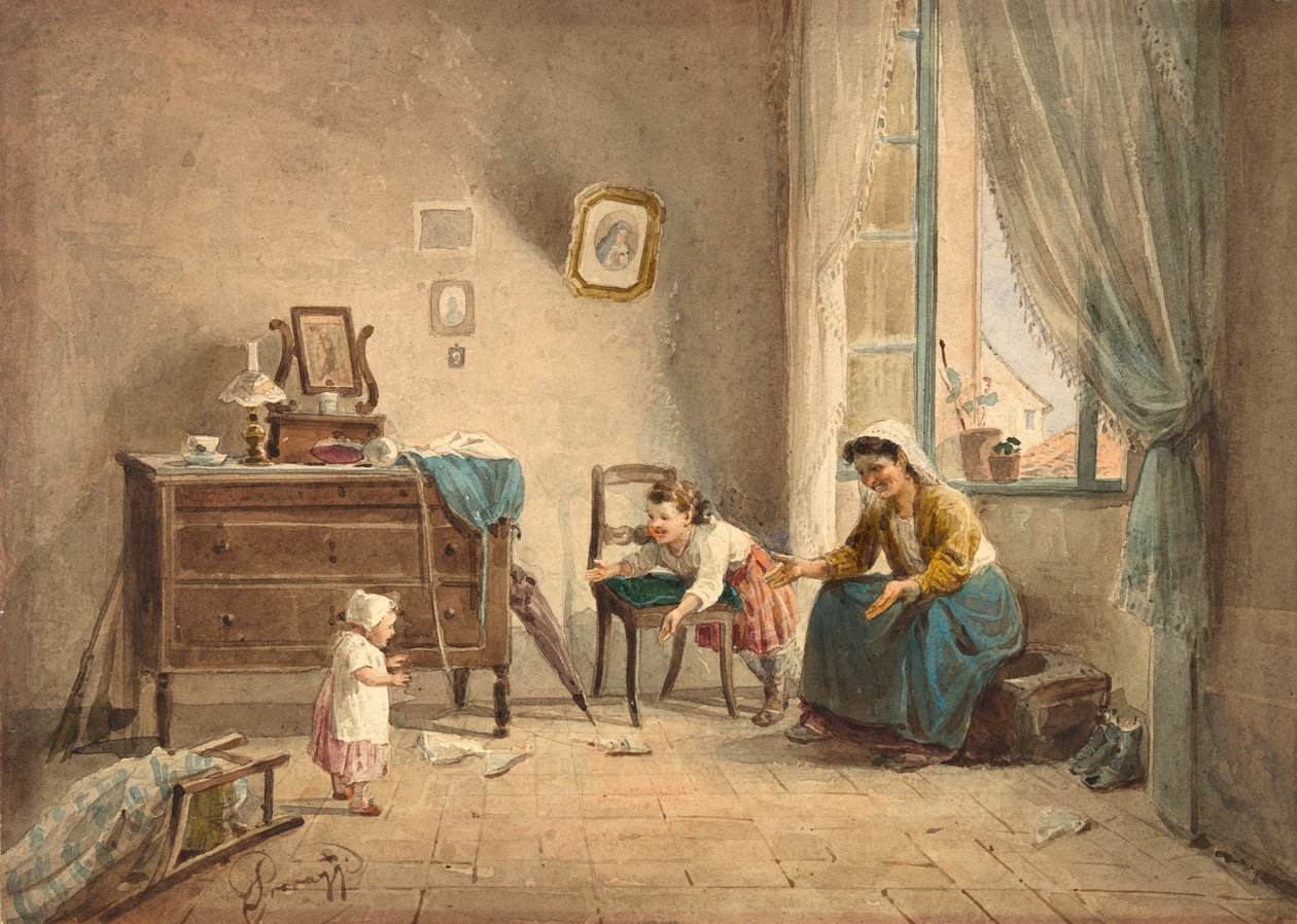 O primeiro passo, século XIX. de Cesare Provaggi