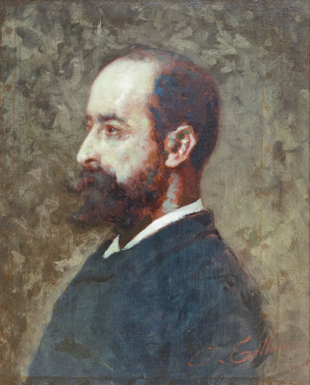 Retrato de Ambrogio Raffele de Cesare Tallone