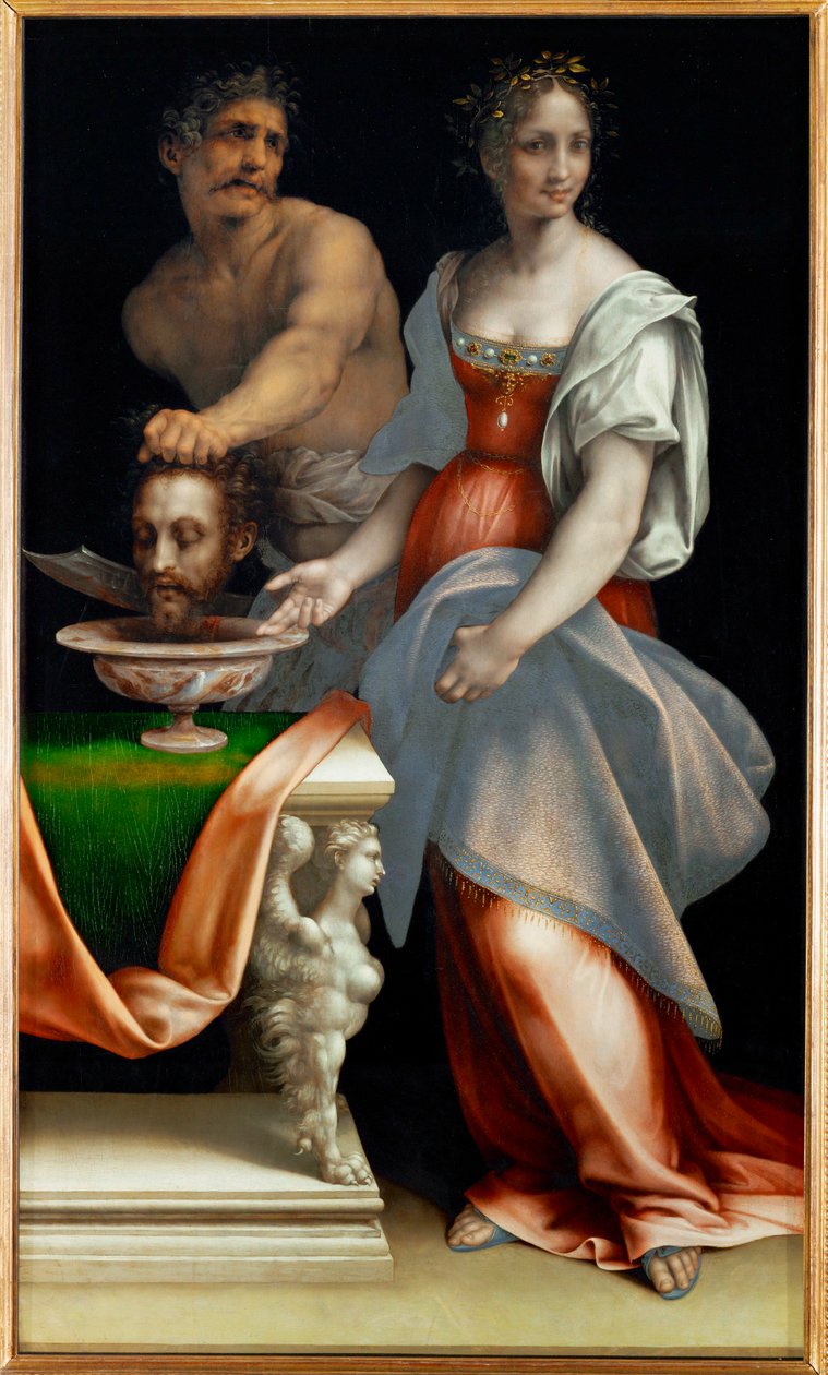 Salomé com a cabeça do Batista ... de Cesare da Sesto