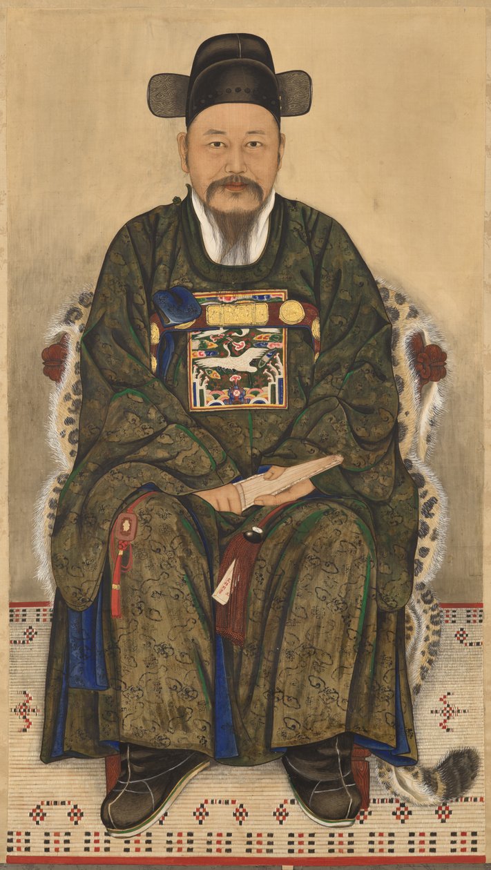 Retrato de um jovem oficial de Chae Yongshin (Korean