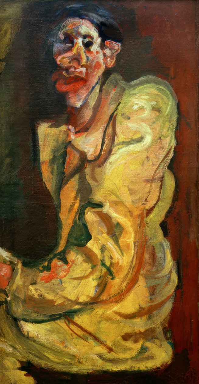 Ch. Soutine, Grotesk - Auto-retrato de Chaim Soutine