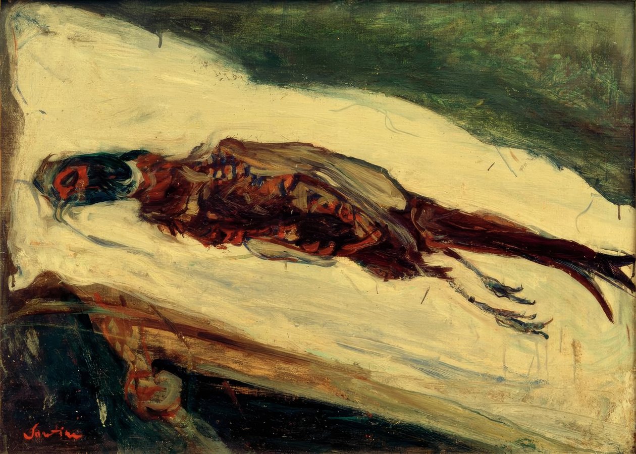Ch. Soutine, faisão morto de Chaim Soutine