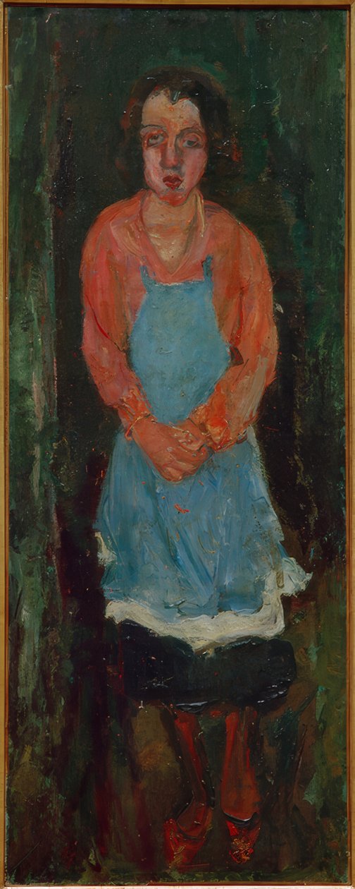 Fogão no avental azul de Chaim Soutine
