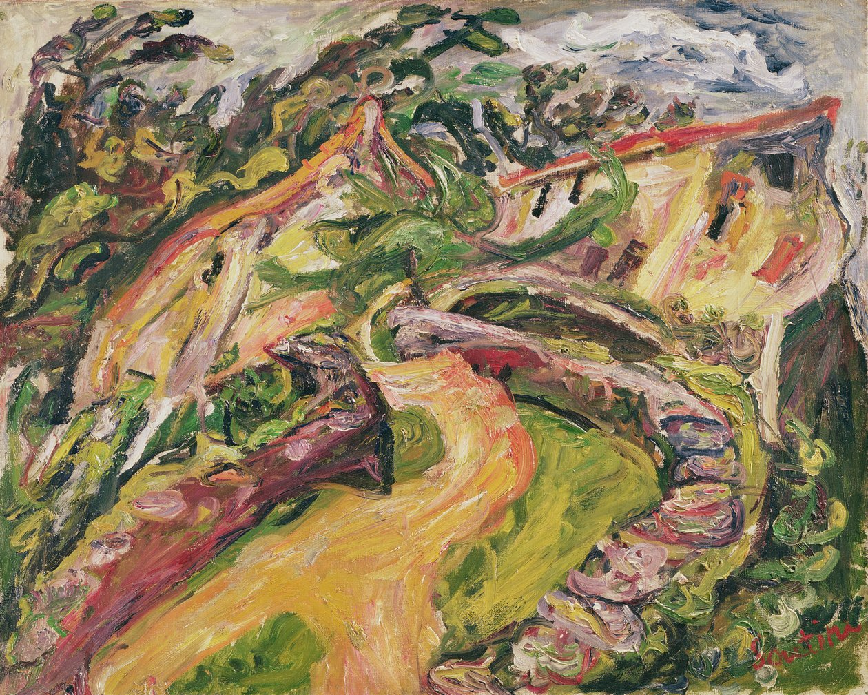 Paisagem, 1919 de Chaim Soutine