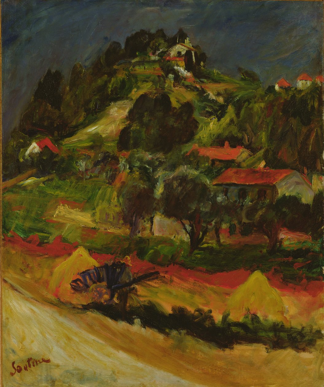 Paisagem em Ceret, 1932 de Chaim Soutine