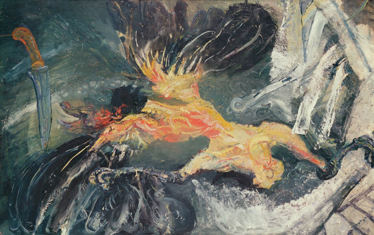 Aves de capoeira, c.1925-26 (óleo em cartolina) de Chaim Soutine