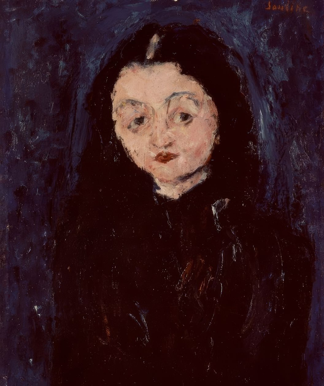 RETRATO FÊMEA - S XX - EXPRESSIONISMO FRANCÊS. Künstler: CHAIM SOUTINE. de Chaim Soutine