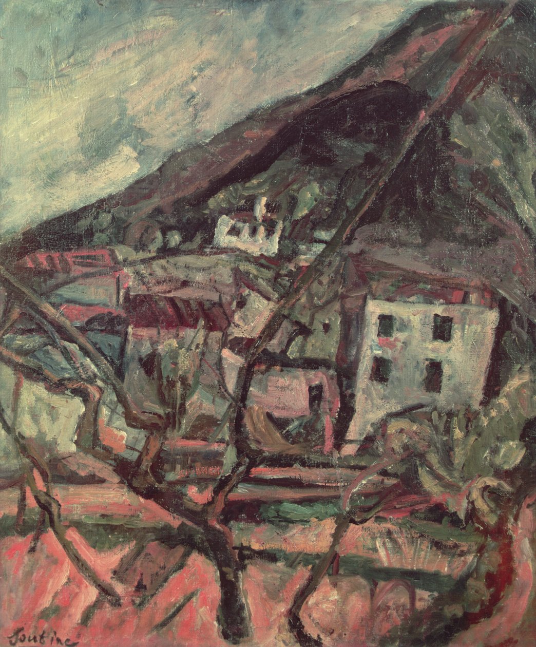 Vista, de, vence de Chaim Soutine