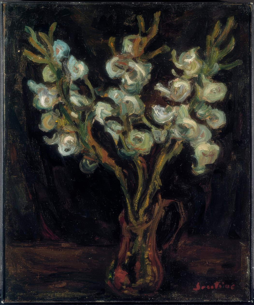 Gladíolos azuis de Chaim Soutine