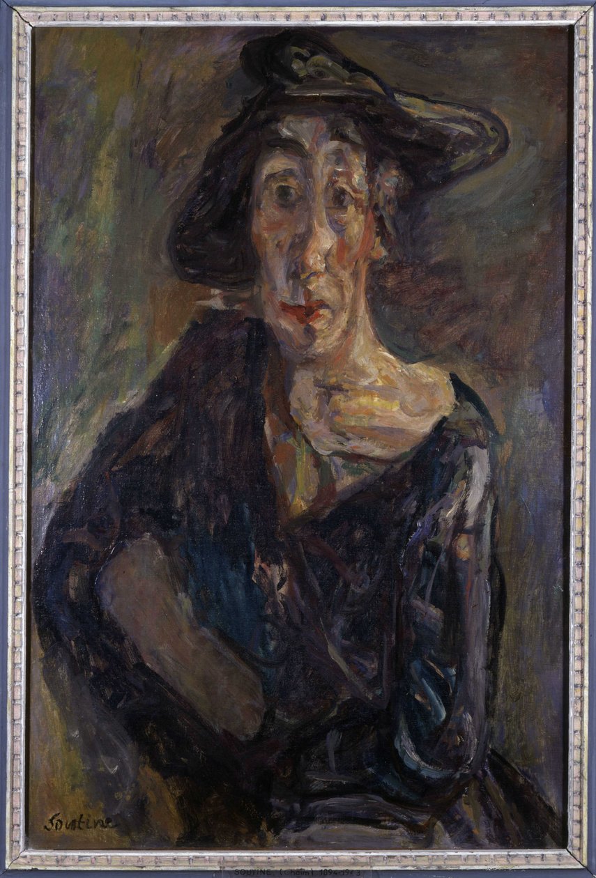 Decheance of Chaim Soutine (1893-1943), pintor francês de origem lituana. Tabela 0,80 x 0,54 cm. Musee Calvet, Avignon de Chaim Soutine