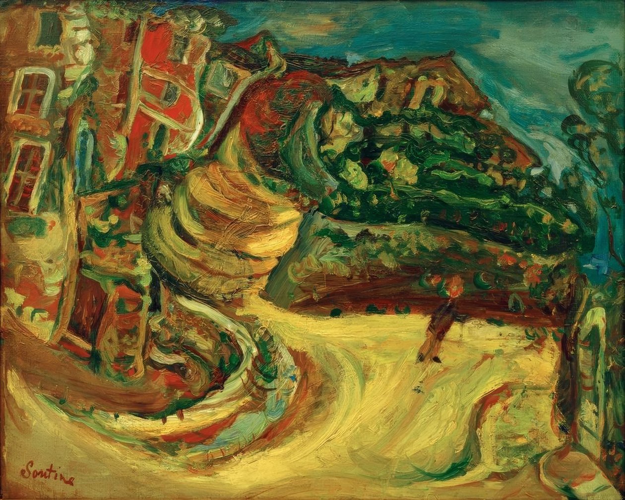 A rua de Céret de Chaim Soutine