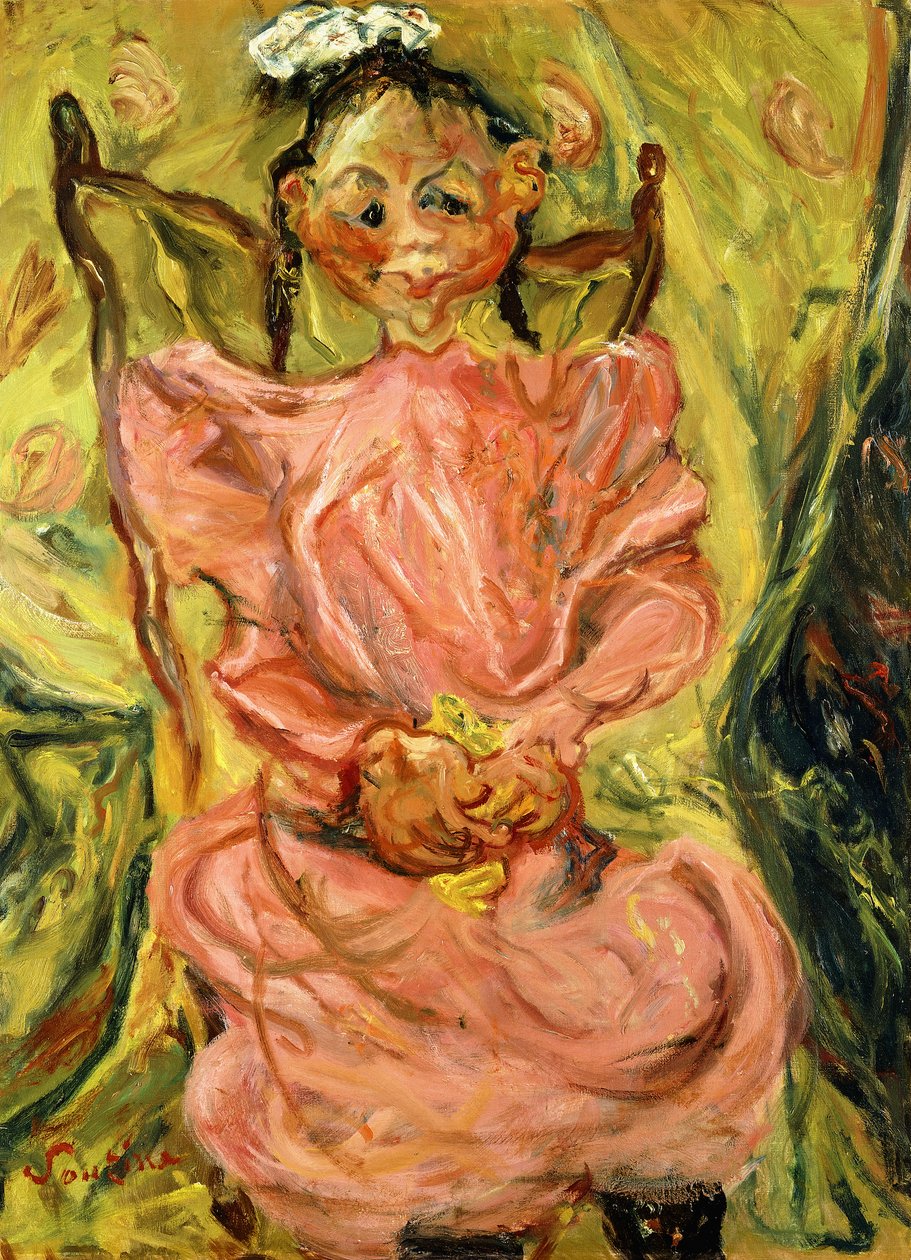 Garota de Rosa, 1925 de Chaim Soutine