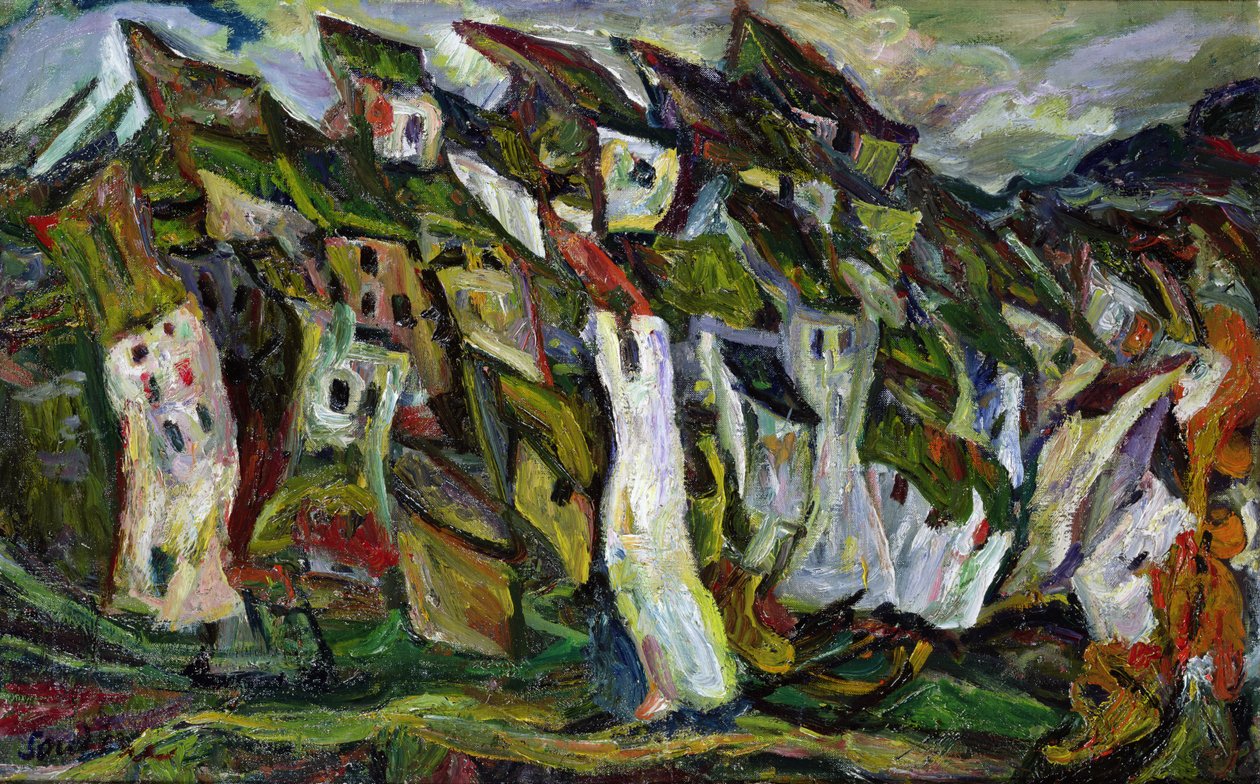 Casas, 1919-22 de Chaim Soutine