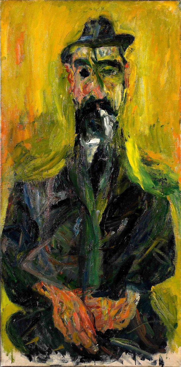 O Homem do Chapéu, cerca de 1919. de Chaim Soutine