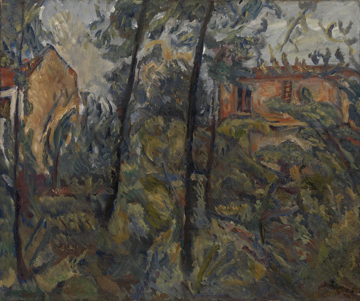 Paisagem com casas, c. 1918 de Chaim Soutine