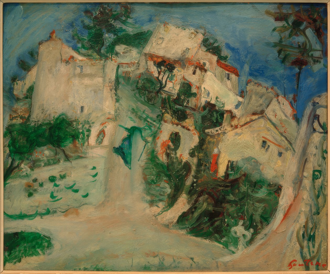 Paisagem perto de Cagnes de Chaim Soutine