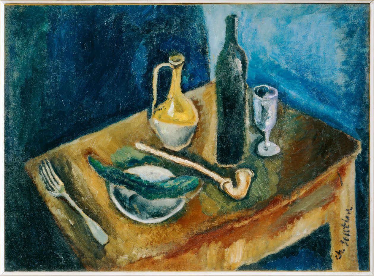 Ainda vida de tubulação de Chaim Soutine