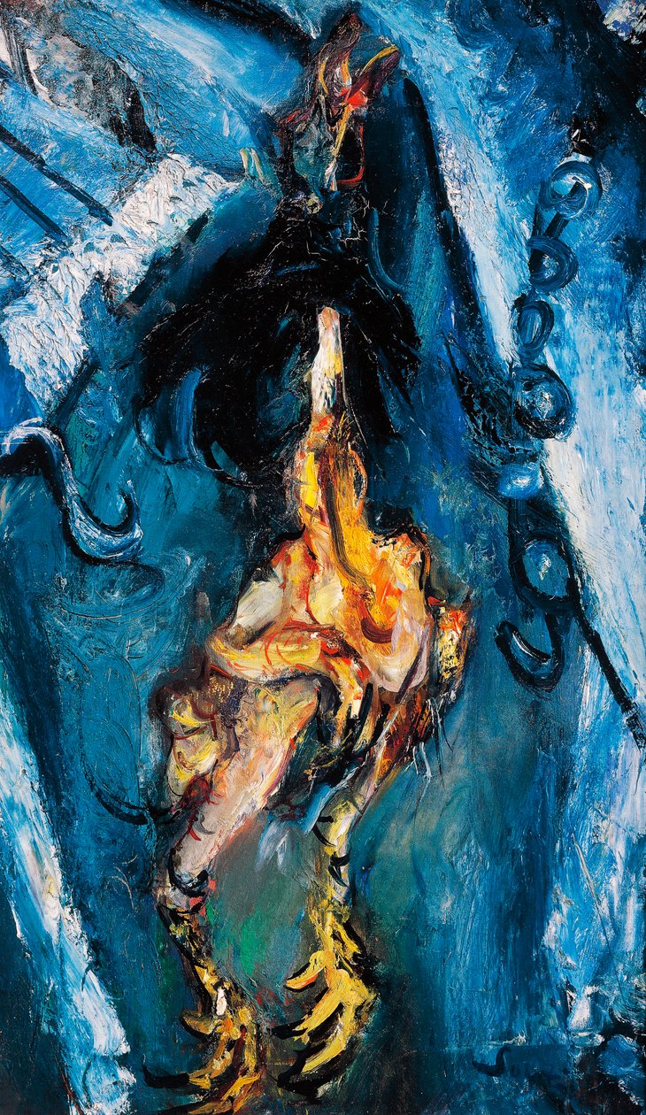 Frango depenado, ca 1925, por Chaim Soutine (1894-1943), óleo sobre tela. França, século XX. de Chaim Soutine