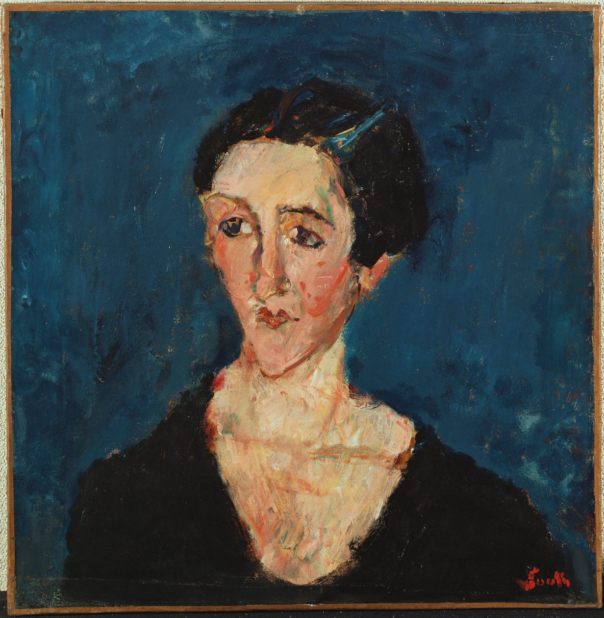 Retrato de Madalaine Castaing, c.1928 de Chaim Soutine