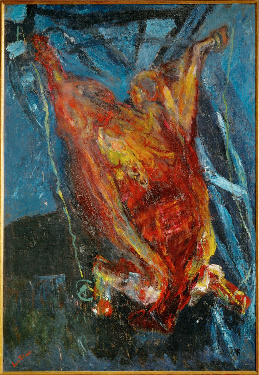 Boi abatido, c.1925 (pintura sobre tela) de Chaim Soutine