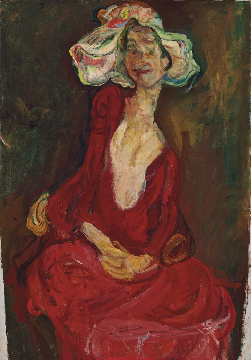 O grande chapéu; O Grande Chapéu, 1923-1924 de Chaim Soutine
