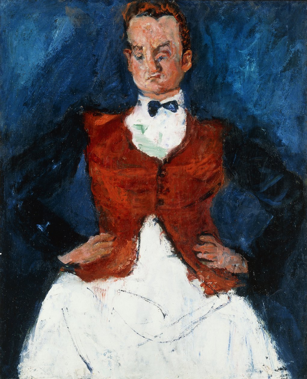 O Maitre D; O hotel Maitre d ", c.1927 de Chaim Soutine
