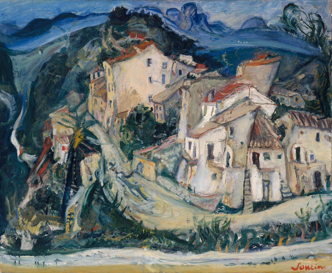 Vista de Cagnes, c.1924-25 de Chaim Soutine