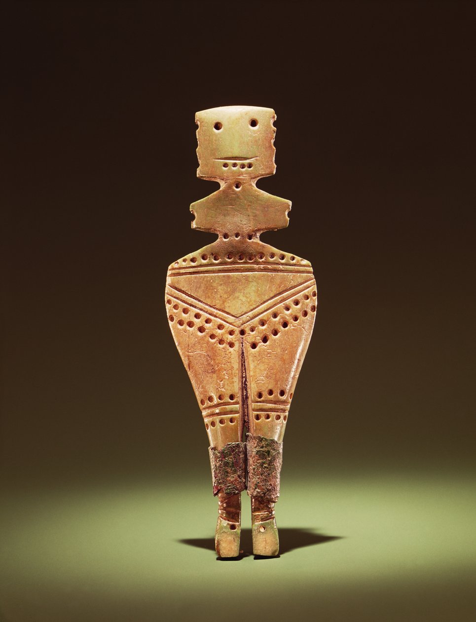 Figura de fertilidade, c.3000 aC (osso) de Chalcolithic