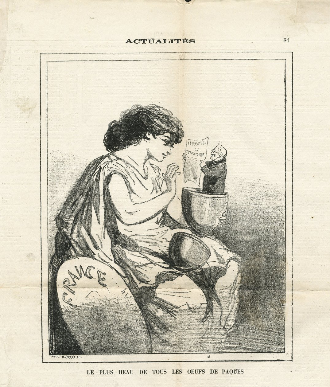 Ilustração de Cham (1819-1879) em O Charivari de Amédée de Noé