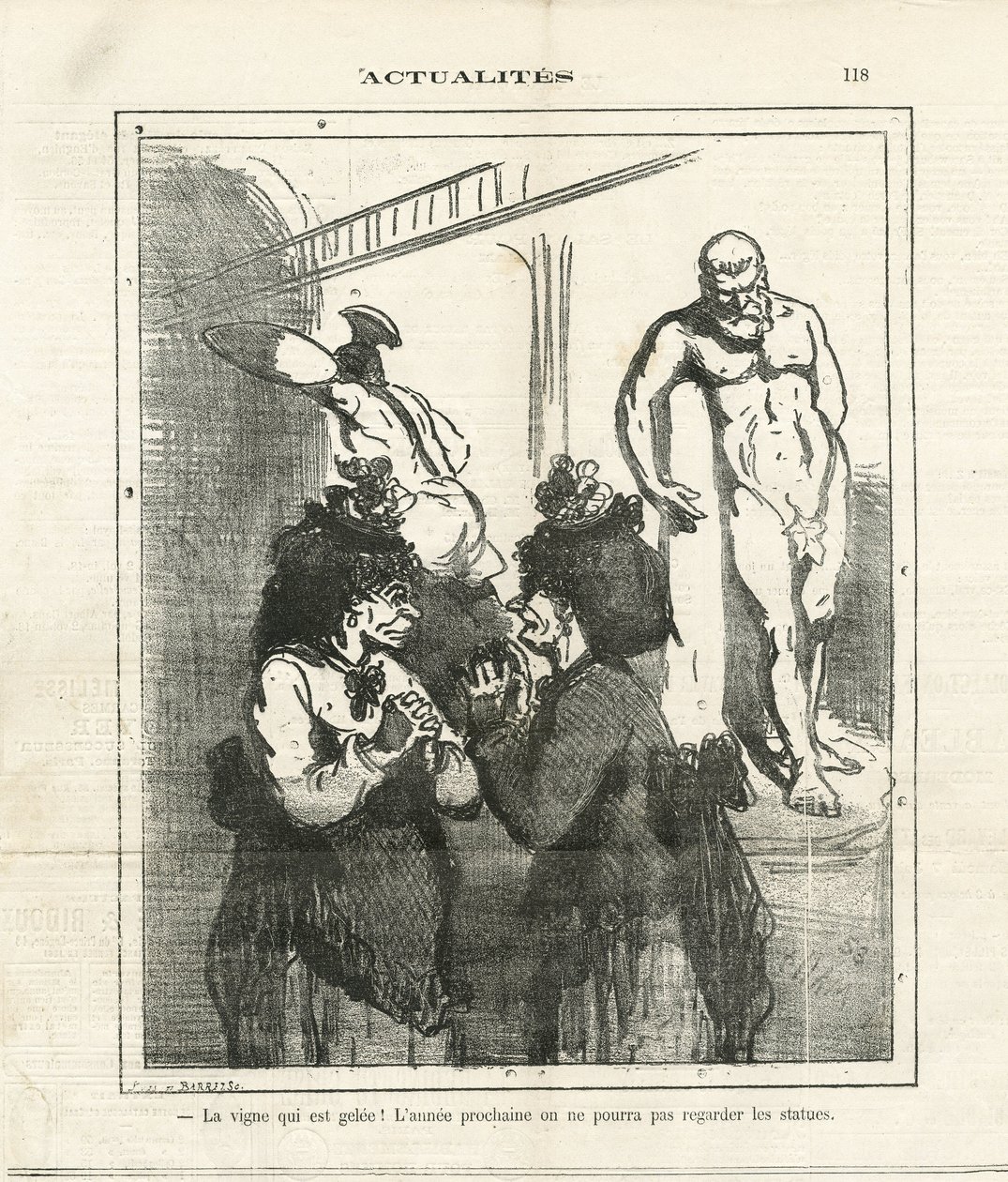 Ilustração de Cham (1819-1879) em O Charivari de Amédée de Noé