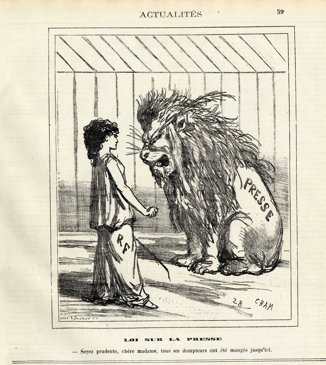 Le Charivari de Amédée de Noé