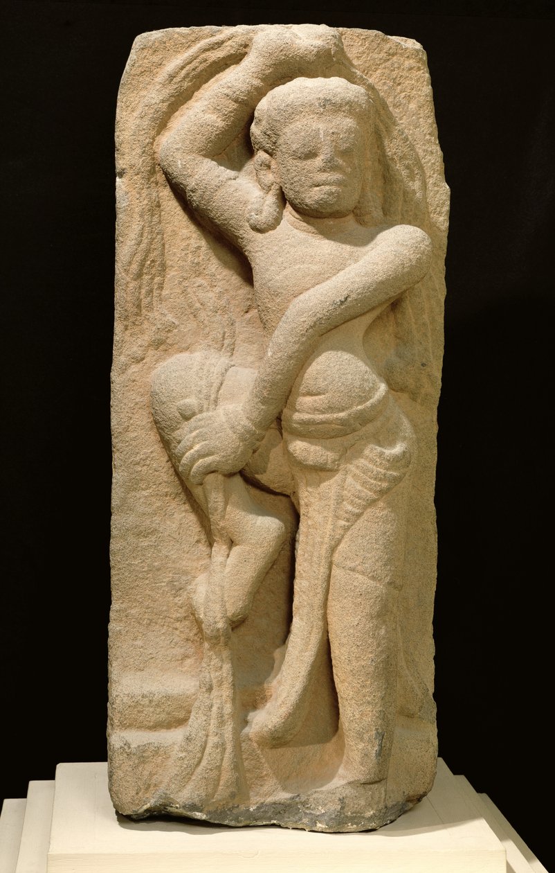 Bailarino, estilo Mison A-1, do Vietnã (arenito) de Champa Civilisation
